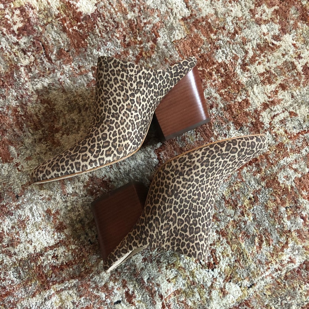 Barely Worn ABLE Rojas Mule - Napa Leopard